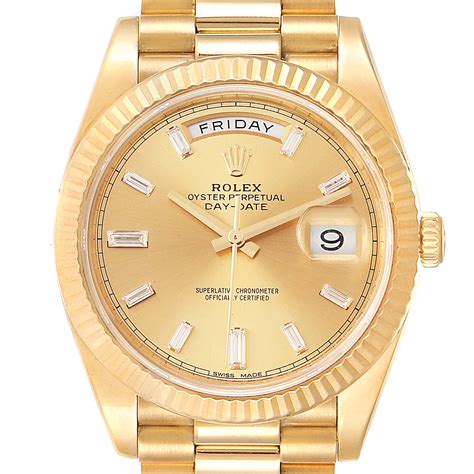 rolex gold presidenciel|rolex date 40 228238.